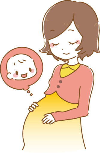 妊婦さんのイラスト